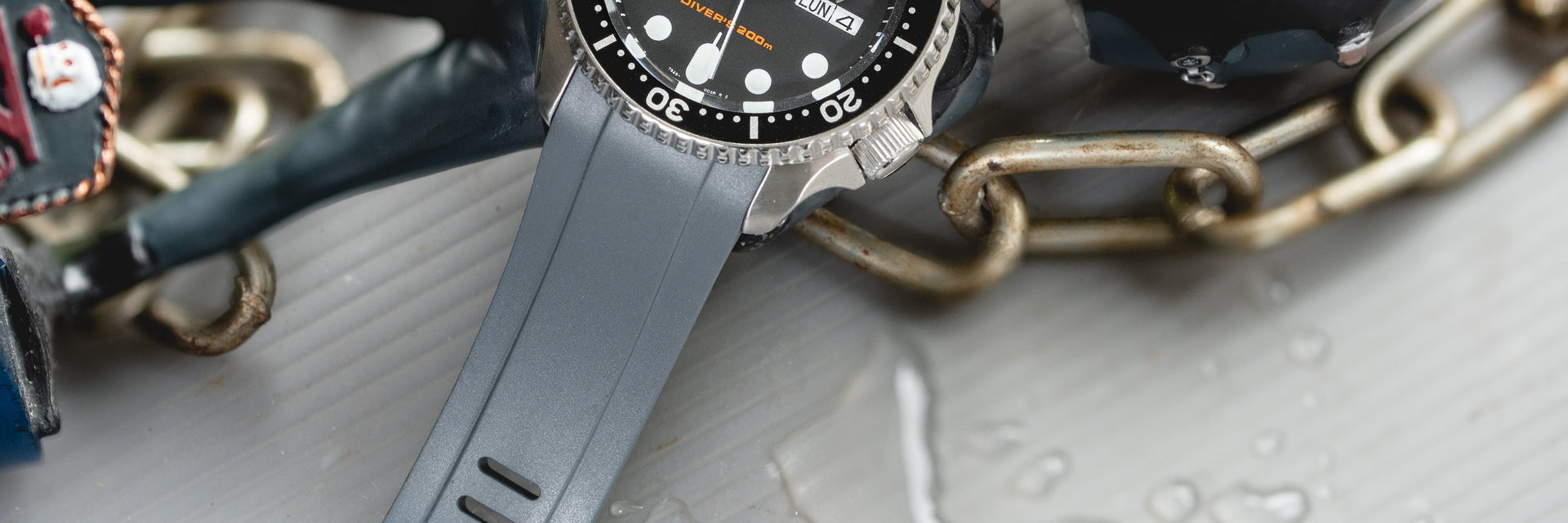grey watch straps