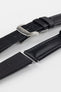 Artem Straps Classic Sailcloth in Black with stainless steel Artem logo RM style deployment clasp