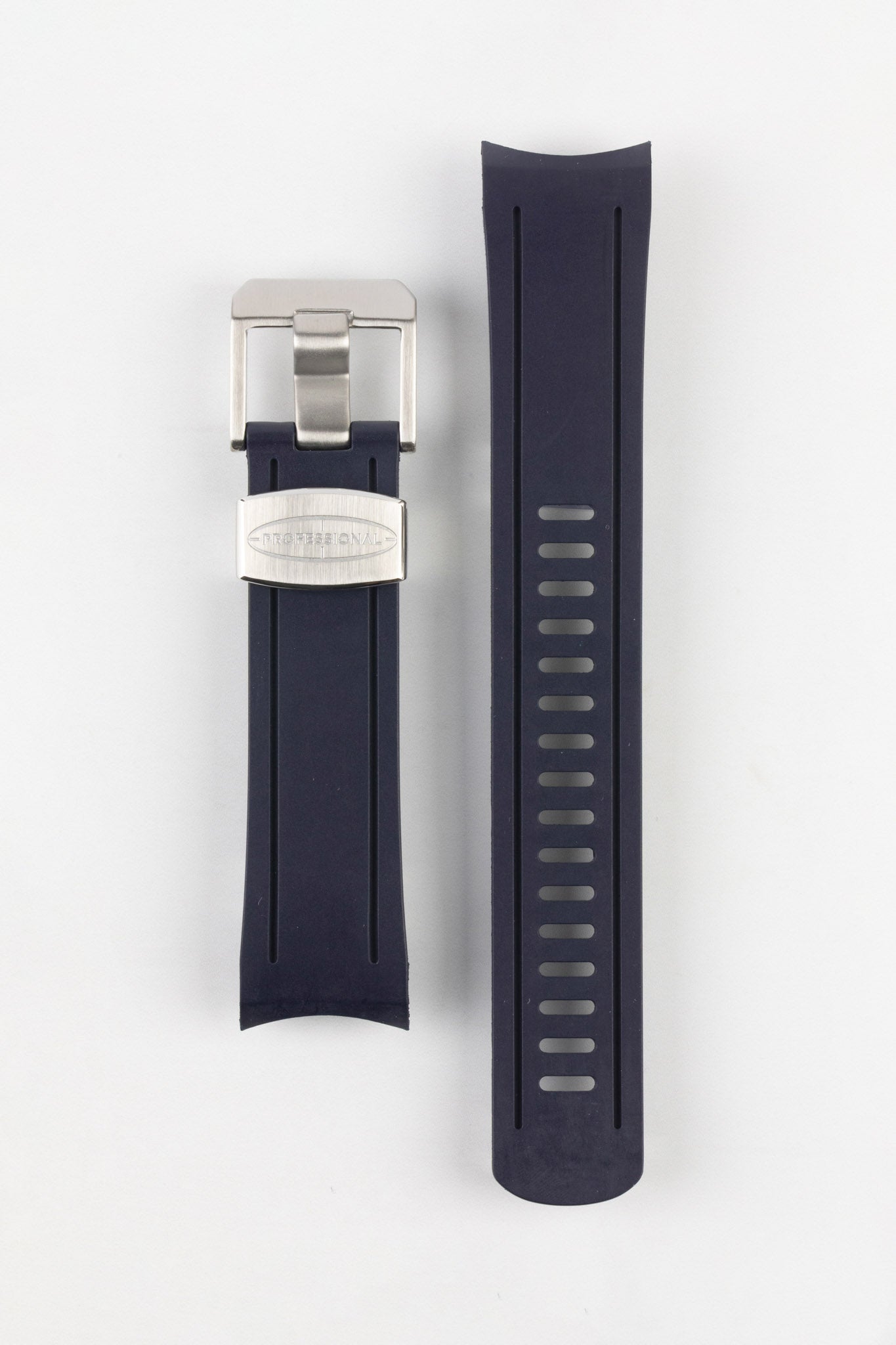 CRAFTER BLUE Rubber Watch Strap for Seiko SKX Series – NAVY BLUE