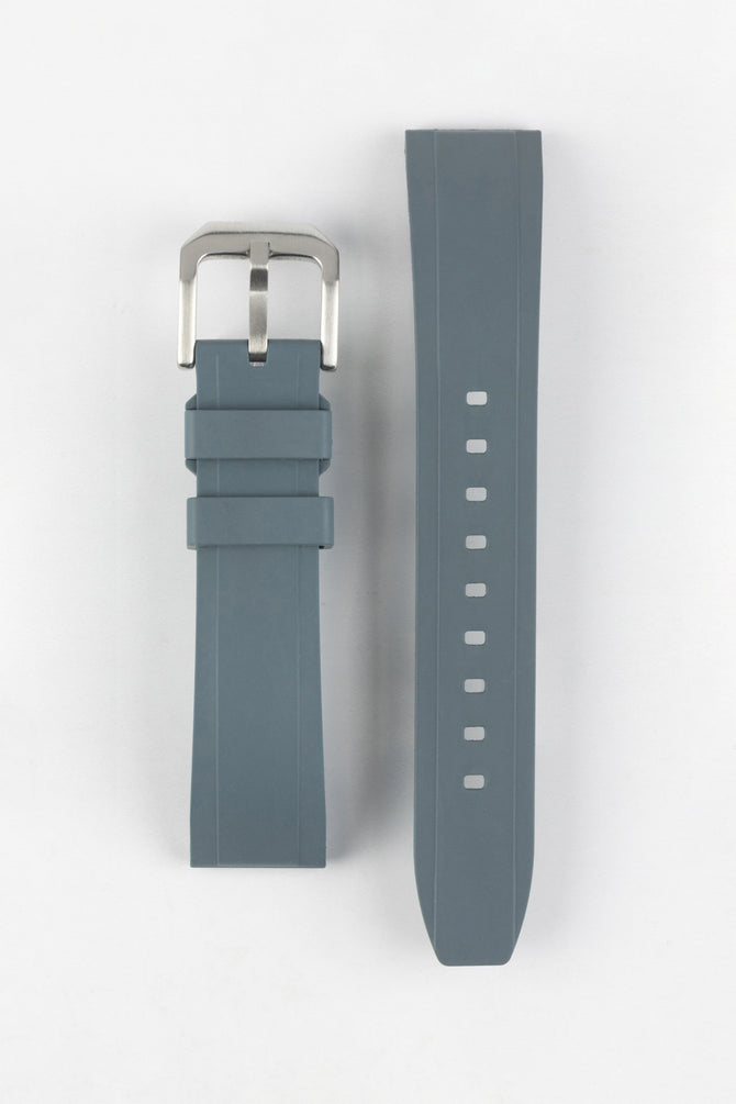 CRAFTER BLUE UX03 Grey FKM Rubber Watch Strap