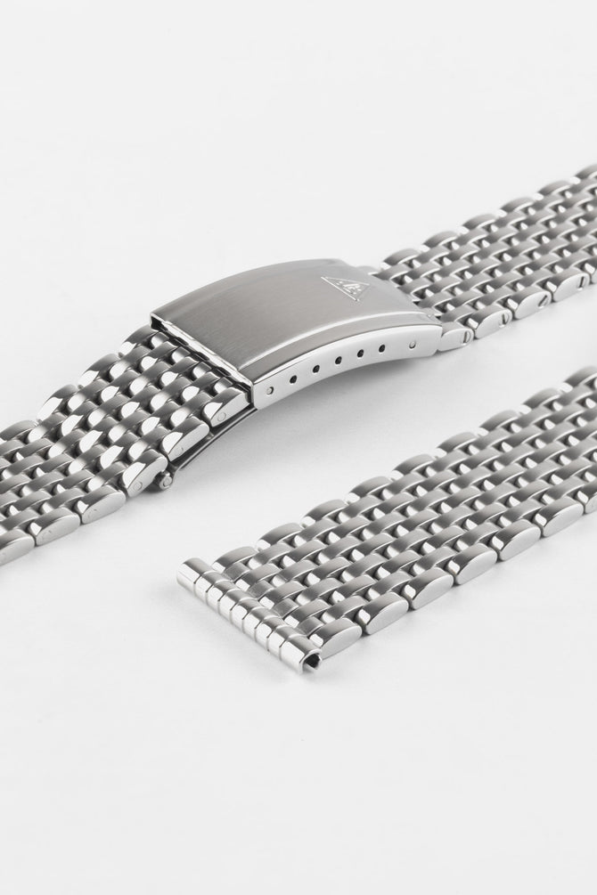 Forstner 9-ROW BEADS OF RICE Steel Watch Bracelet