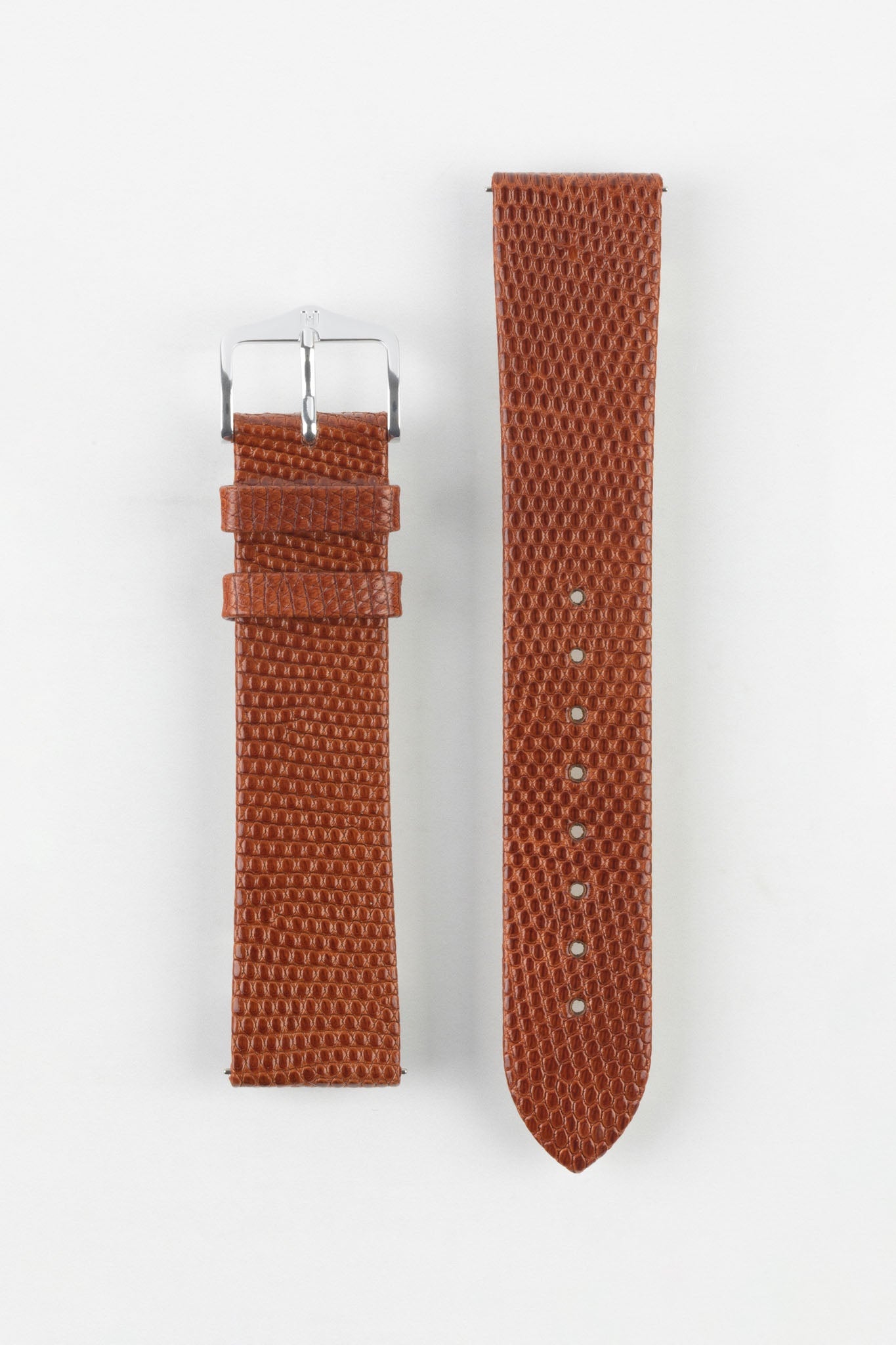 Bracelet De Montre HIRSCH Lizard Taille 14 Bordeaux - Neuf Avec Étiquettes - Lézard