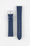 Hirsch TORONTO NQR Fine-Grained Leather Watch Strap in BLUE
