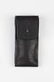 JPM Single Watch Leather Travel Pouch in BLACK