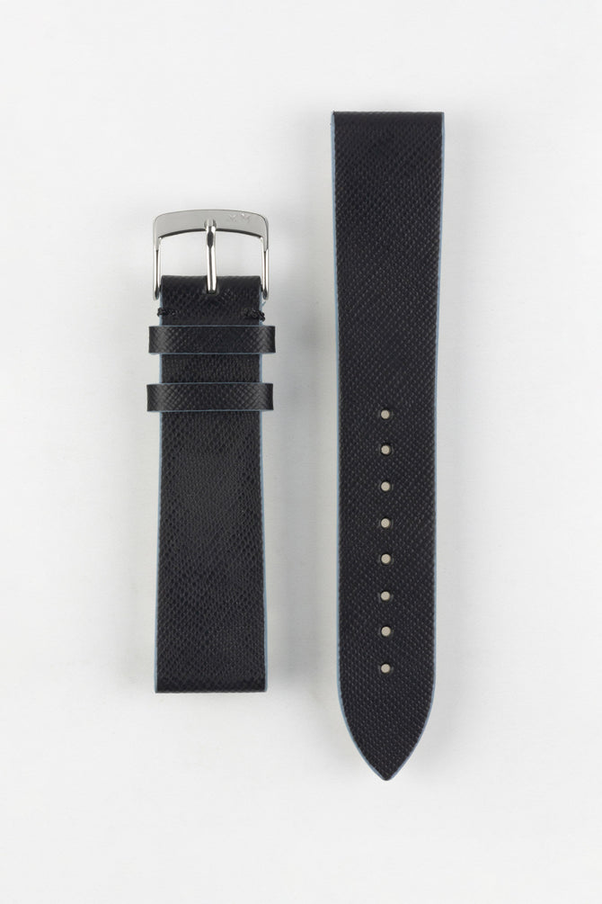 Morellato ZANTE Recycled Leather-Fibre Watch Strap in BLACK