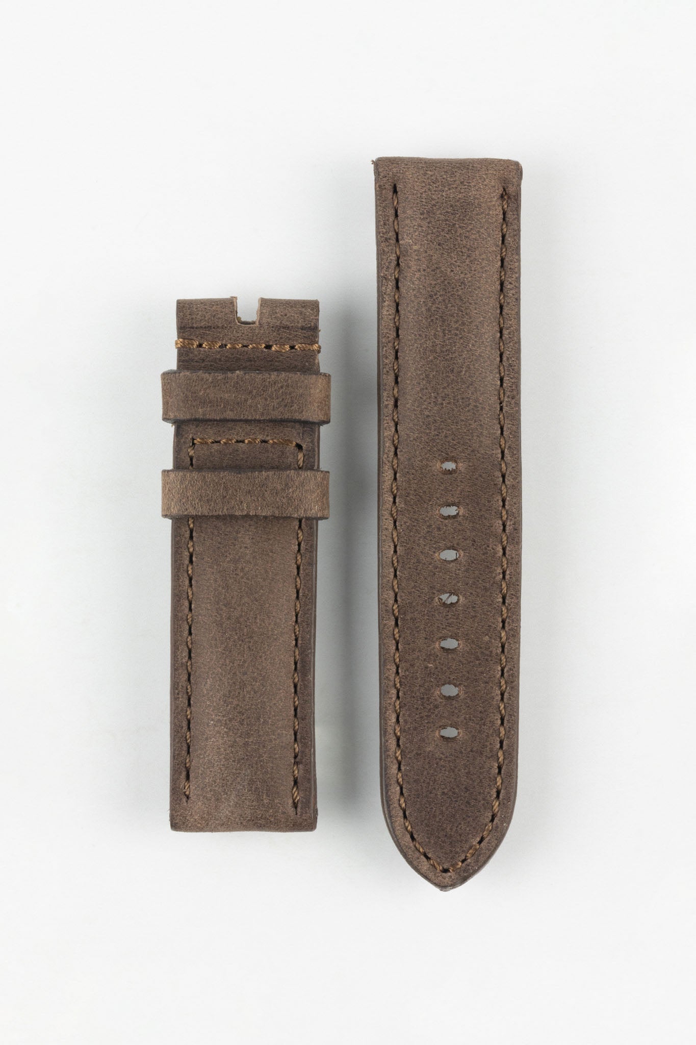 Reochan.m's shop  Hirsch Lucca | Chunky Tuscan Leather Watch Straps In Brown – HS by