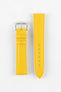 RIOS1931 TOSCANA Square-Padded Calfskin Leather Watch Strap in YELLOW