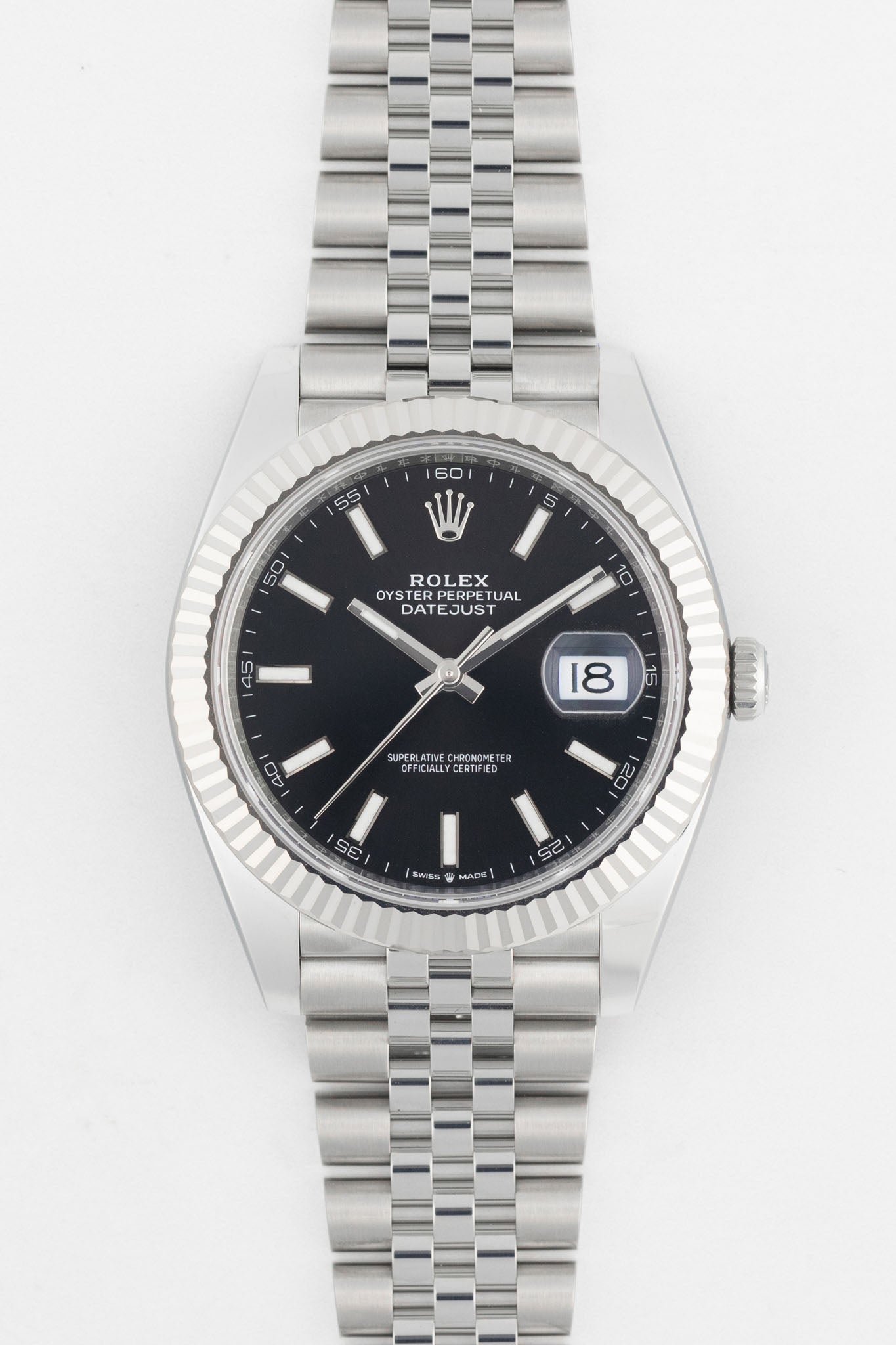Rolex Datejust 41mm Black Dial Watch | 126334 – Watch Obsession
