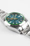 rolex milgauss green sapphire watch