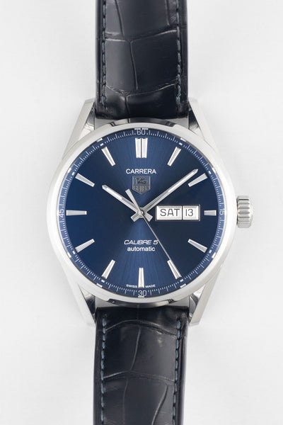 TAG HEUER Carrera Day Date – Sunray Blue dial 43mm