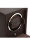 WOLF CUB Single Watch Winder with Cover in BROWN