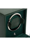 WOLF CUB Single Watch Winder with Cover in GREEN