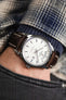BREITLING A4531012/G751 Transocean Automatic 43mm Day-Date Watch - Cream Dial & Brown Leather Strap