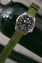 CRAFTER BLUE CB13 Rubber Watch Strap for Seiko MM200 Series – GREEN with Rubber Keepers
