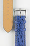 Di-Modell SHARKSKIN Waterproof Leather Watch Strap in ROYAL BLUE