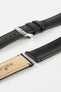 Morellato LEVY Vintage Calfskin Leather Watch Strap in BLACK