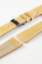 Pebro VINTAGE Leather Watch Strap in MUSTARD