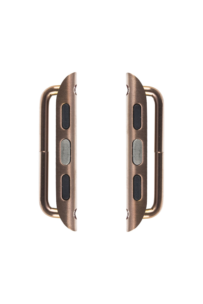 RIOS1931 Screw-Fitting Strap Connector for GOLD STAINLESS STEEL Apple Watch