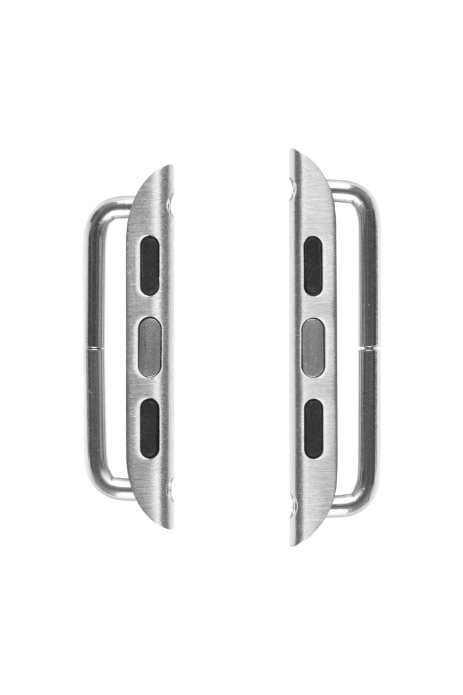 RIOS1931 Screw-Fitting Strap Connector for SILVER STAINLESS STEEL Apple Watch