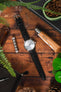 RIOS1931 PRESTIGE Genuine Alligator Flank Watch Strap in BLACK
