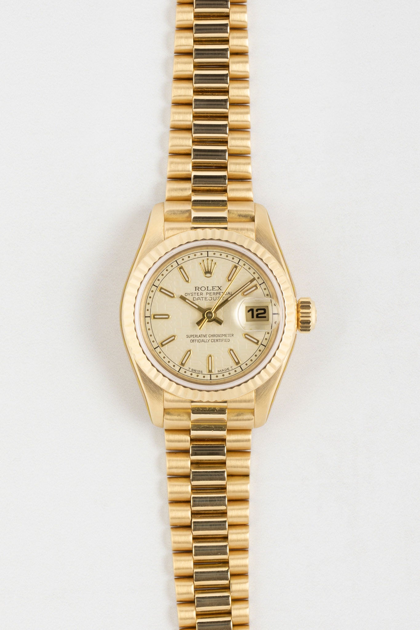 Small Classic Ladies Rolex Rolex Lady-Datejust Watch: 18 Kt