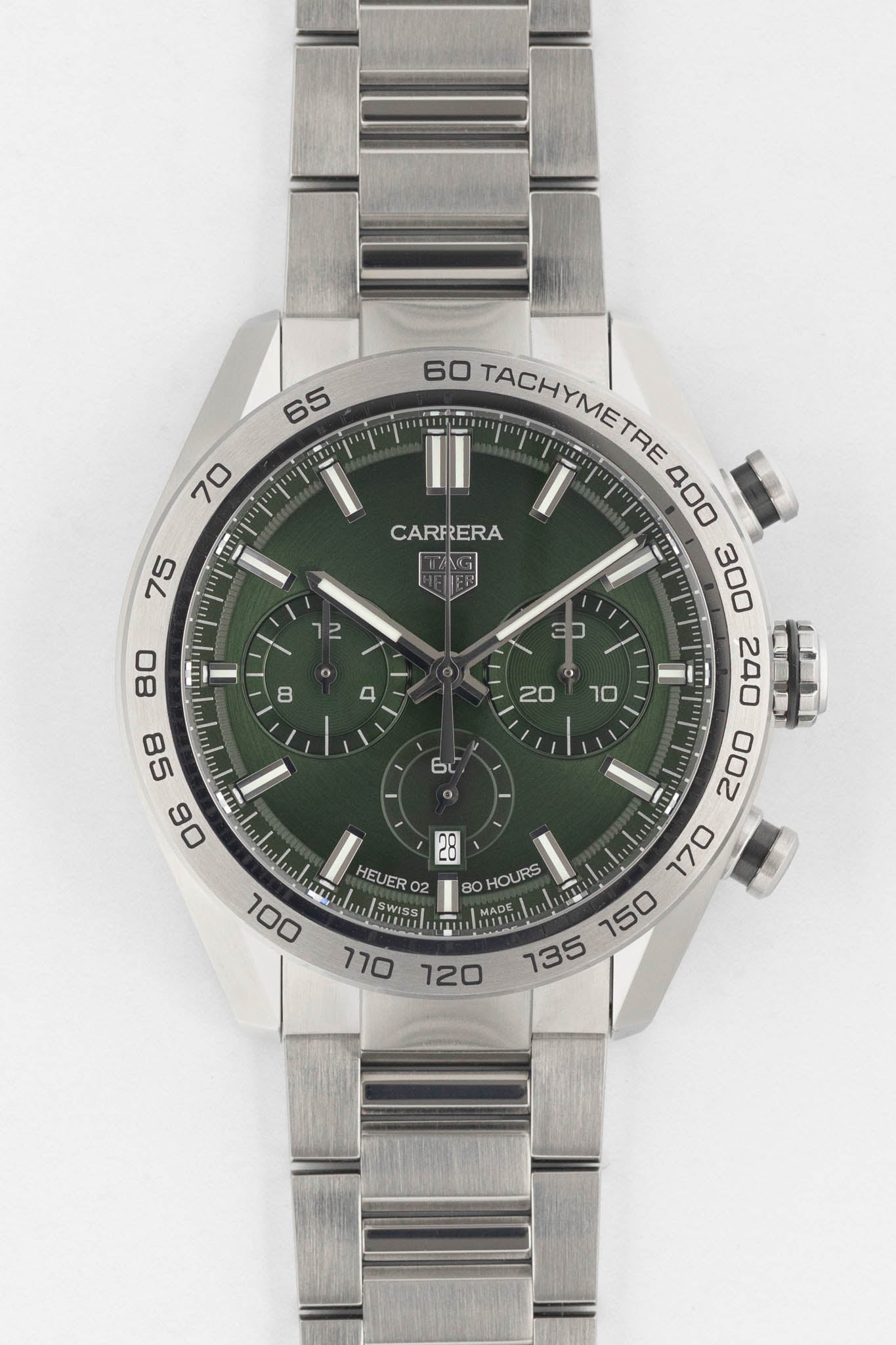 Tag heuer 2025 carrera green face