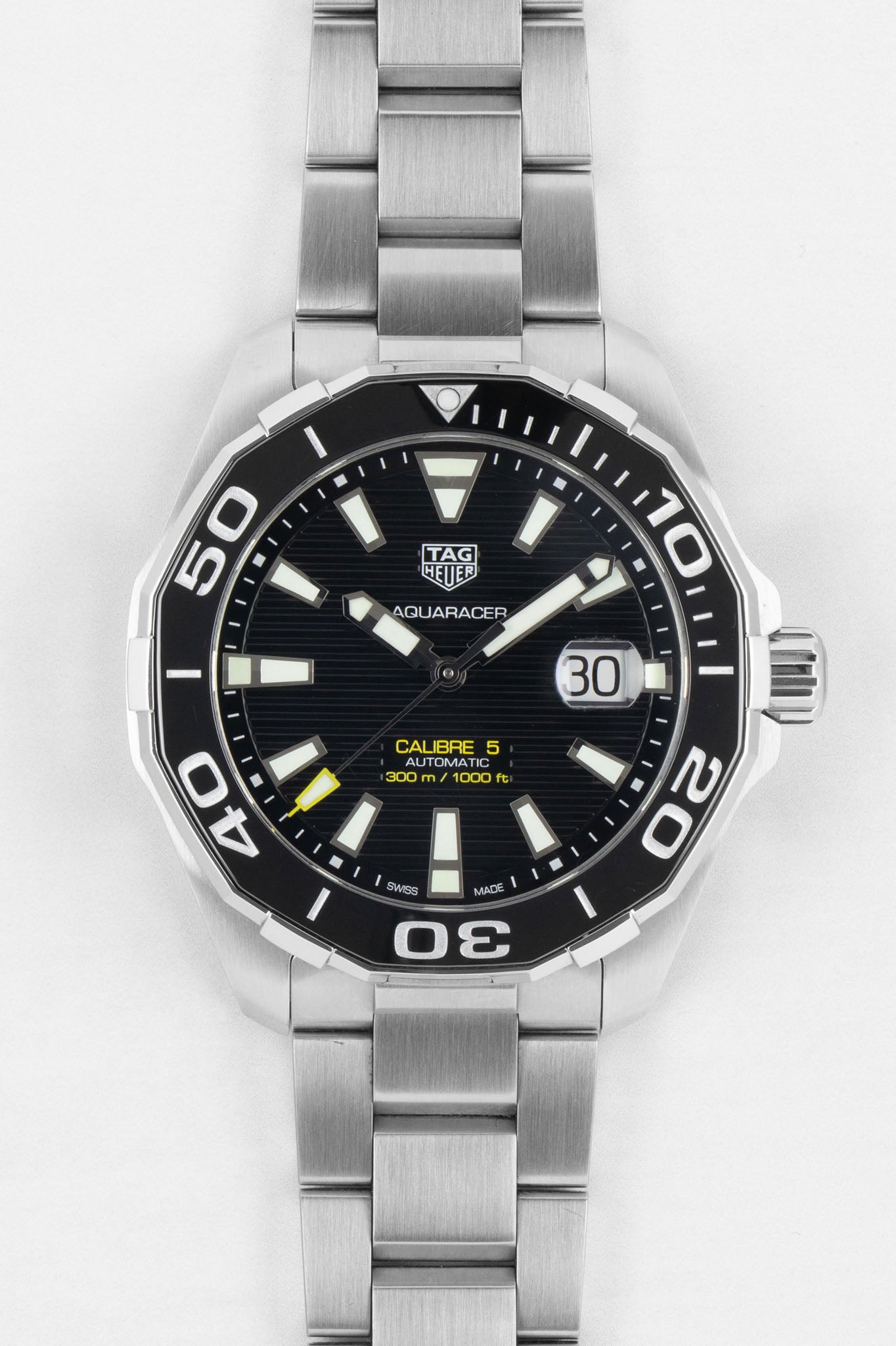 Tag Heuer Aquaracer Calibre 5 Automatic WatchObsession UK Watch Obsession