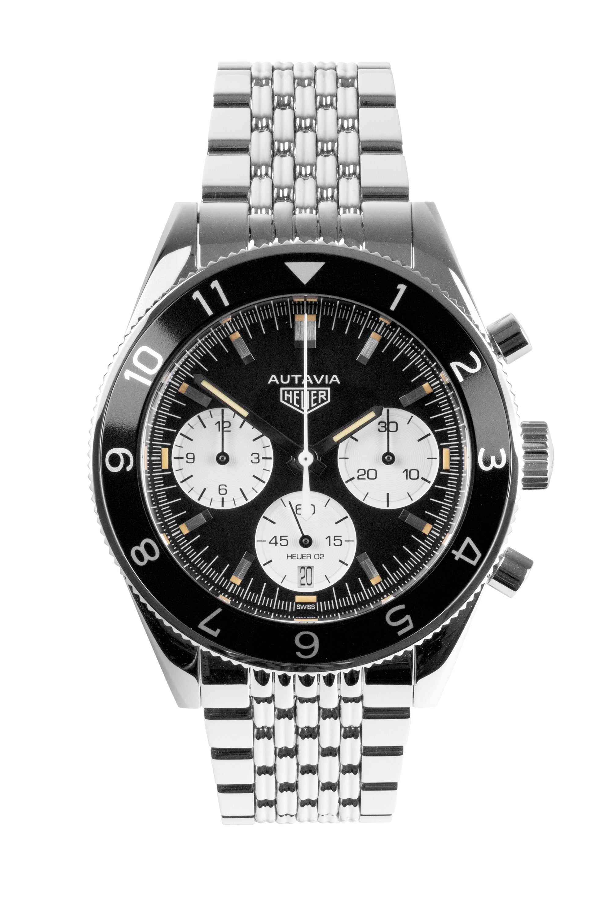 TAG HEUER CBE2110.BA0687 Heuer Heritage 42mm Automatic Chronograph