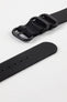 ZULU Nylon Watch Strap with 3 PVD Rings in BLACK