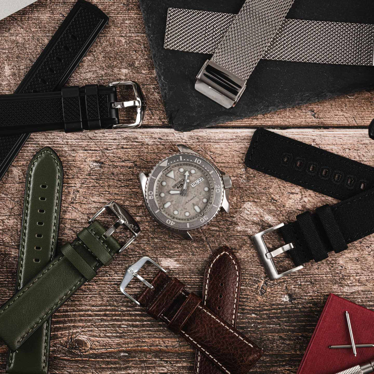 Barton Quick Release Canvas Watch Band Straps