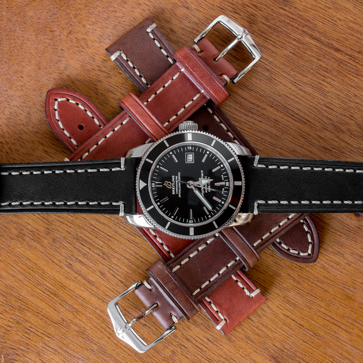 Closer look: Hirsch Liberty Leather Watch Strap