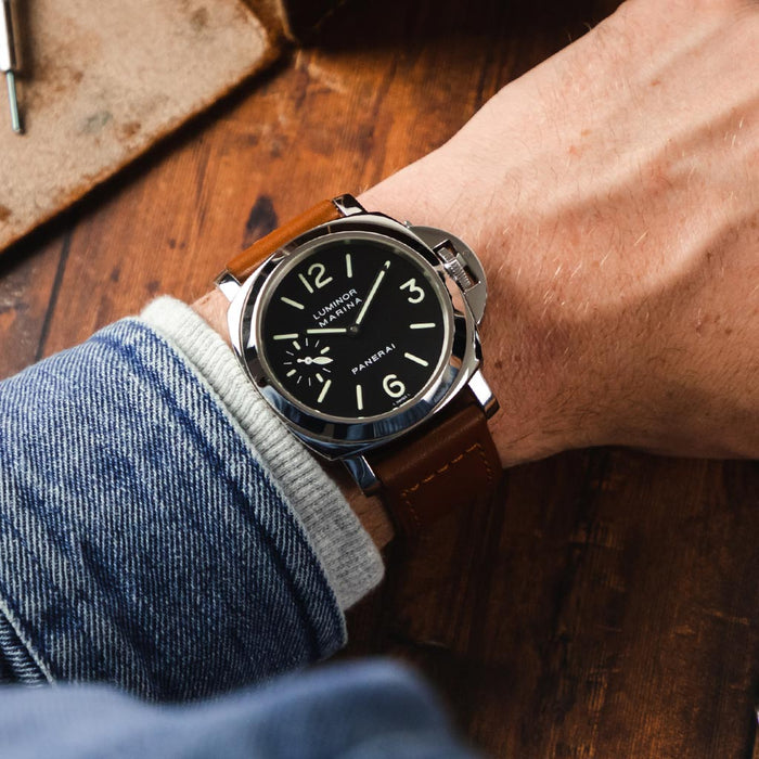 PANERAI Luminor Marina PAM00001 Manual Stainless Steel 44mm Watch - Black Dial