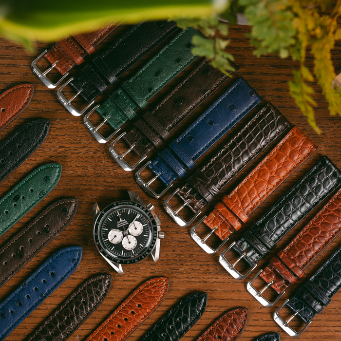 Alligator and Ostrich watch straps