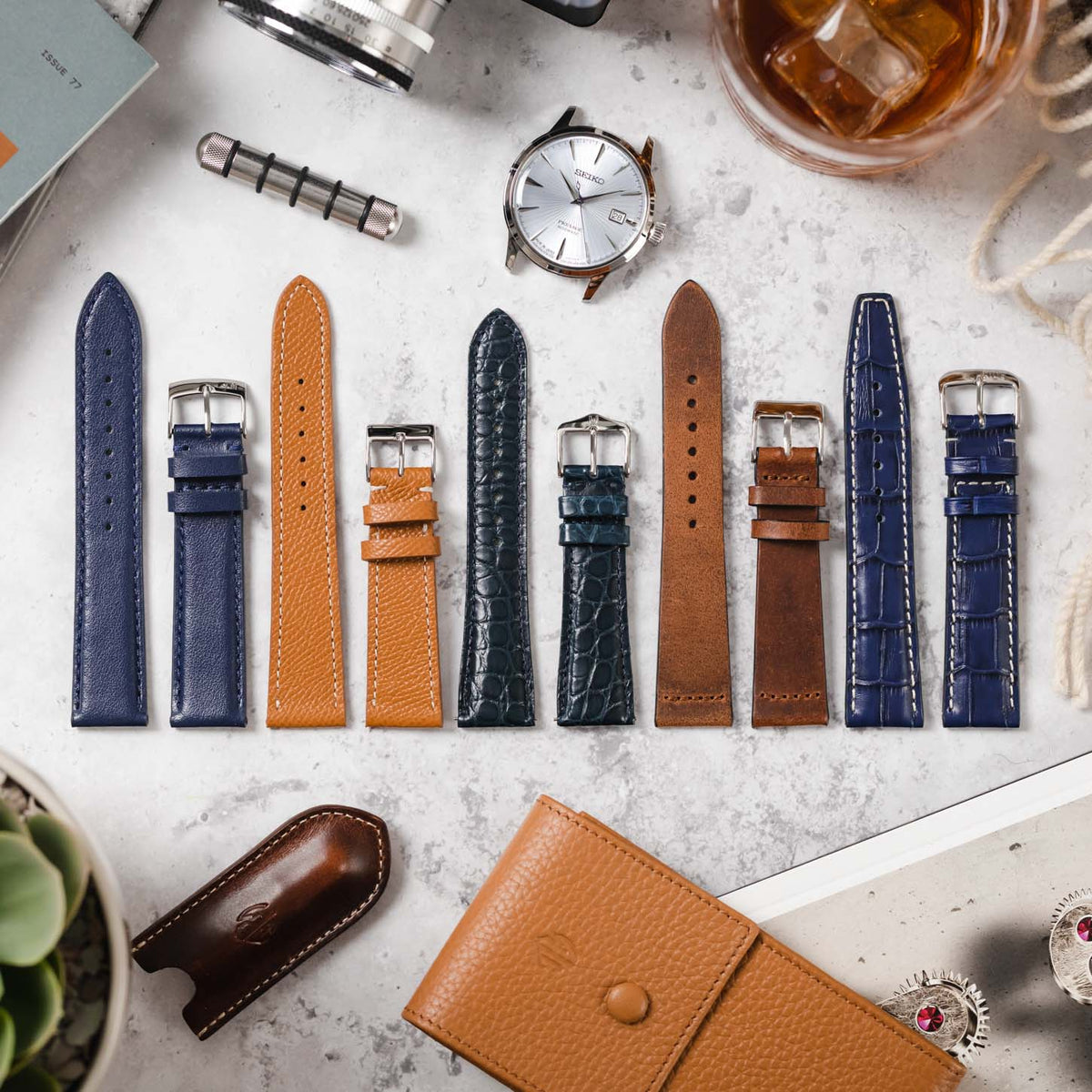 Watch Straps to Suit the Seiko Cocktail Time Presage Collection