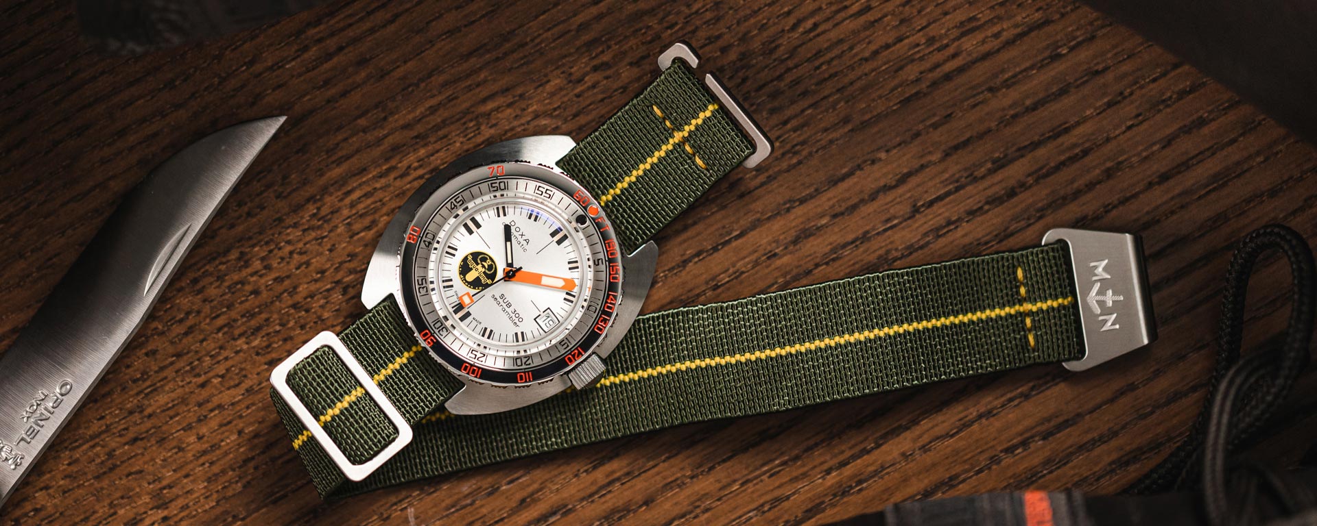 Elasticated MN watch strap from Erika's Originals