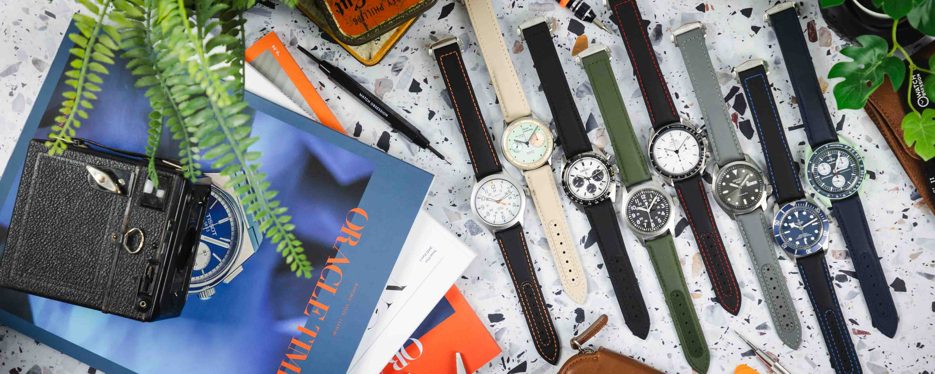 WatchObsession Sailcloth Effect Watch Straps