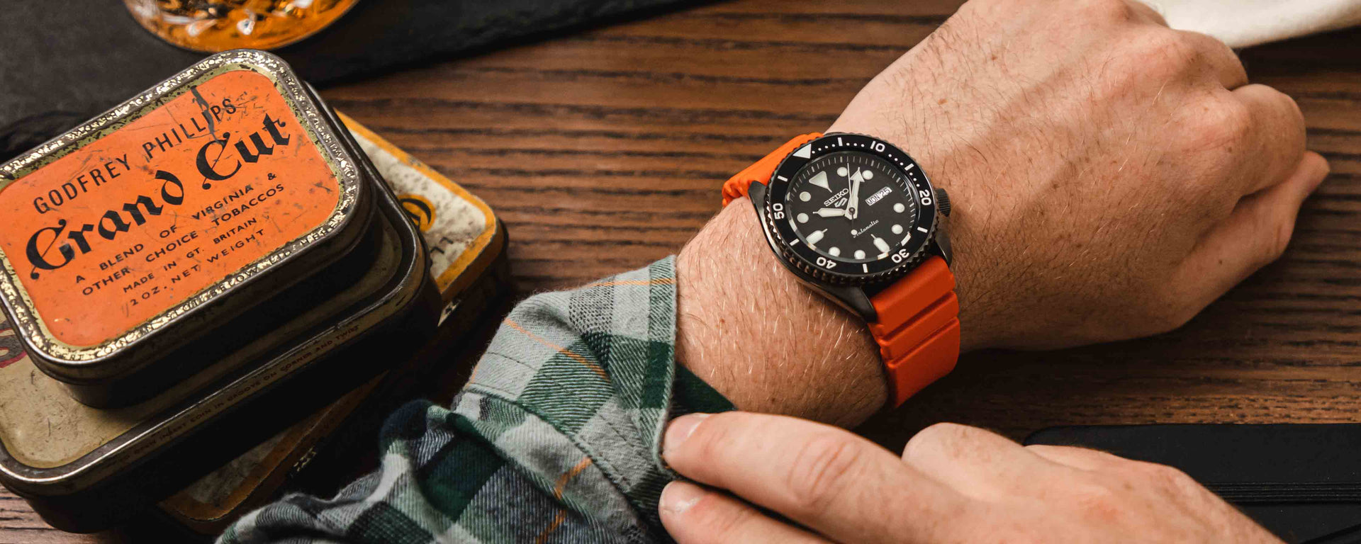 orange watch straps