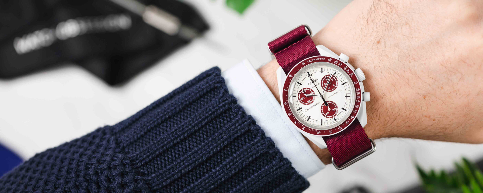 burgundy watch straps