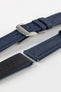Artem Straps Classic Navy Blue Sailcloth Watch Strap with Navy Blue Stitching