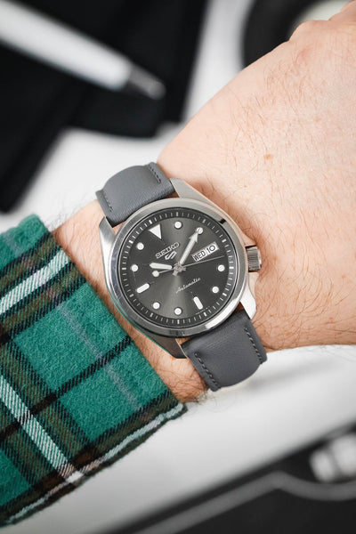 Artem Straps Loop-less™ Grey Sailcloth Watch Strap