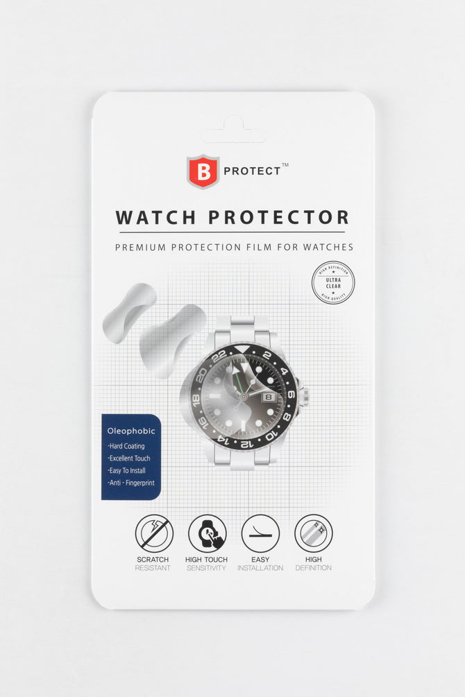 B PROTECT Premium Watch Glass Protection Film for CURVED Watch Glass