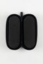 Open black hard-shell watch case with dual removable foam inserts and a soft protective interior, designed to securely store and protect a wristwatch during travel.