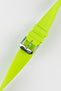 Lime Green Bonetto Cinturini 270 twisted showing flexibility and durability