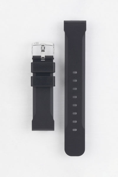Bonetto Cinturini 284 Premium Rubber Sports Watch Strap in FADED ORANGE ( 22mm, Brushed Buckle Bonetto Cinturini 284 Premium Rubber Sports Watch Strap in FADED ORANGE ( 22mm, Brushed Buckle