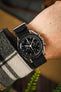Bonetto Cinturini 328 Premium Rubber One-Piece Watch Strap in BLACK