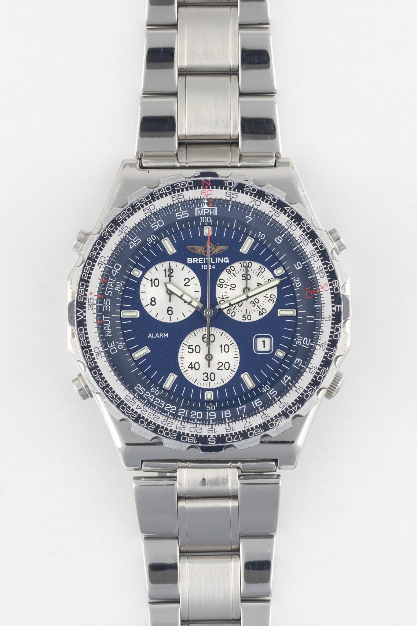 Breitling Jupiter Pilot A59028 - Blue Dial Quartz Watch – Watch