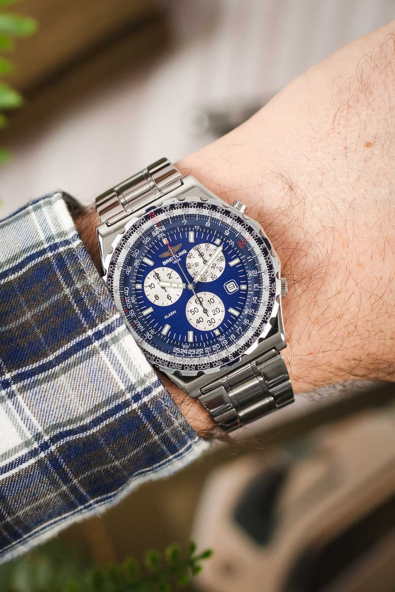 Breitling Jupiter Pilot A59028 - Blue Dial Quartz Watch – Watch