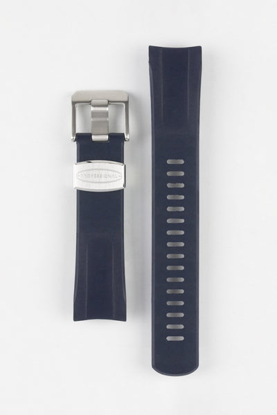 CRAFTER BLUE CB09 Rubber Watch Strap for Seiko "New" Samurai Series – NAVY