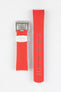 CRAFTER BLUE CB10 Rubber Watch Strap for Seiko SKX Series – RED with Rubber & Steel Keepers