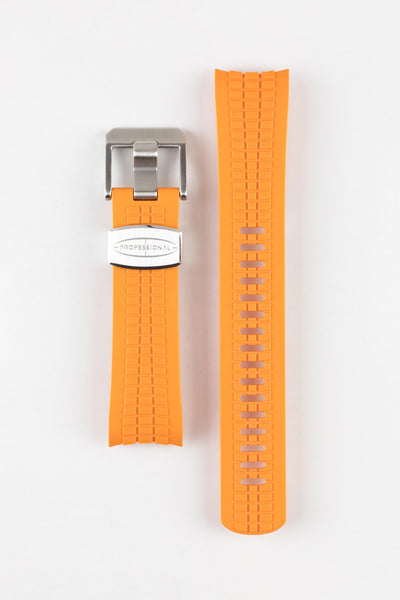 CRAFTER BLUE CB11 'Aquanaut' Rubber Watch Strap for Seiko 5 Sports Series – ORANGE